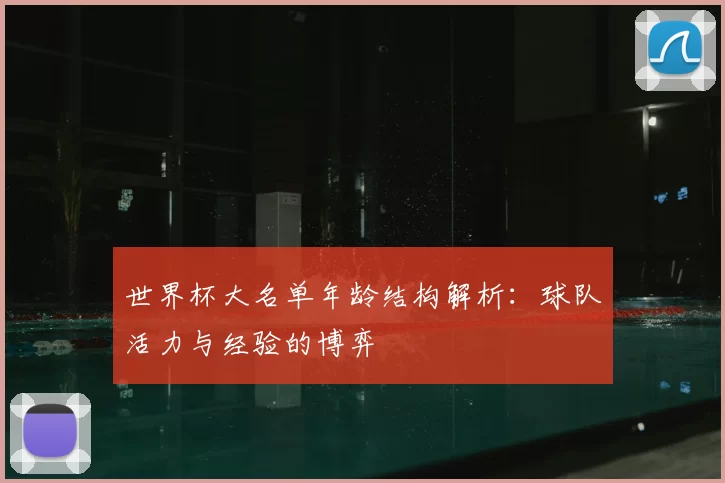 世界杯大名单年龄结构解析:球队活力与经验的博弈